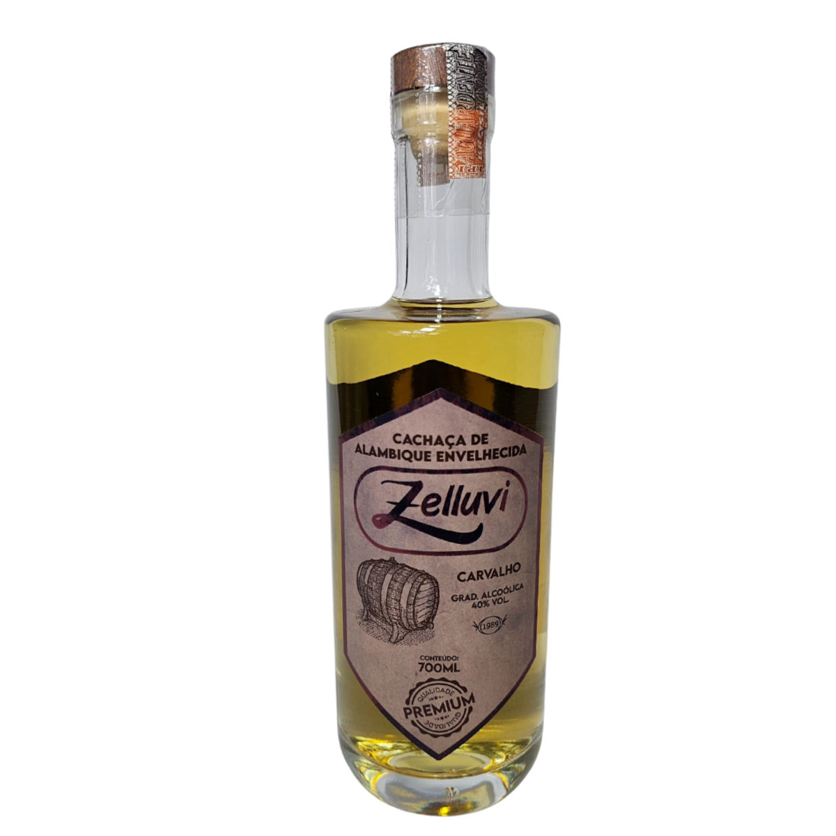 Cachaça de Alambique Envelhecida – Carvalho Premium