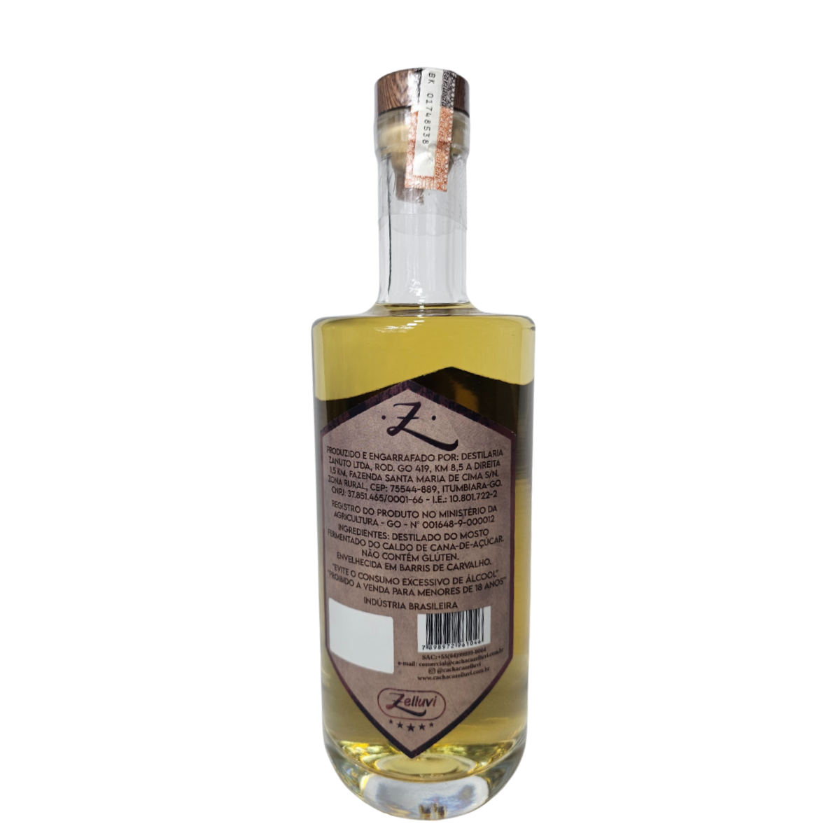 Cachaça de Alambique Envelhecida – Carvalho Premium