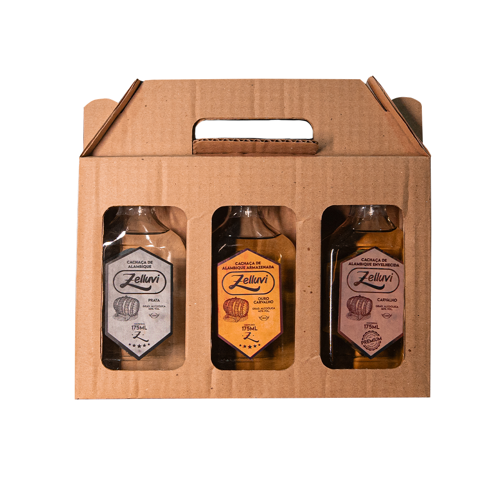 Kit Degustação Zelluvi 3 Unidades 175ml