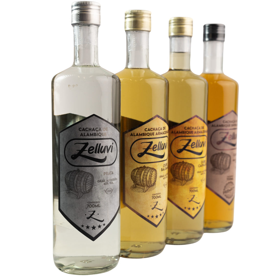 KIT 4 Unidades Zelluvi 700ml – Tradição e Qualidade em Cada Garrafa