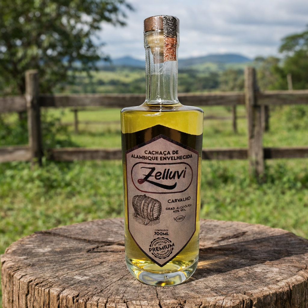 Cachaça de Alambique Envelhecida – Carvalho Premium