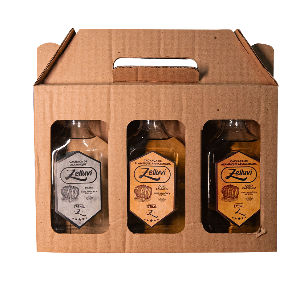 Kit Degustação Zelluvi 3 Unidades 175ml