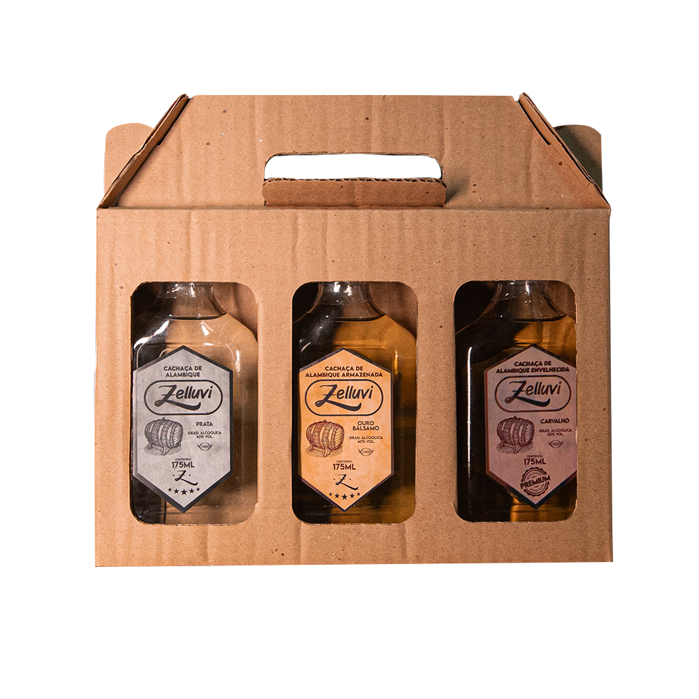 Kit Degustação Zelluvi 3 Unidades 175ml