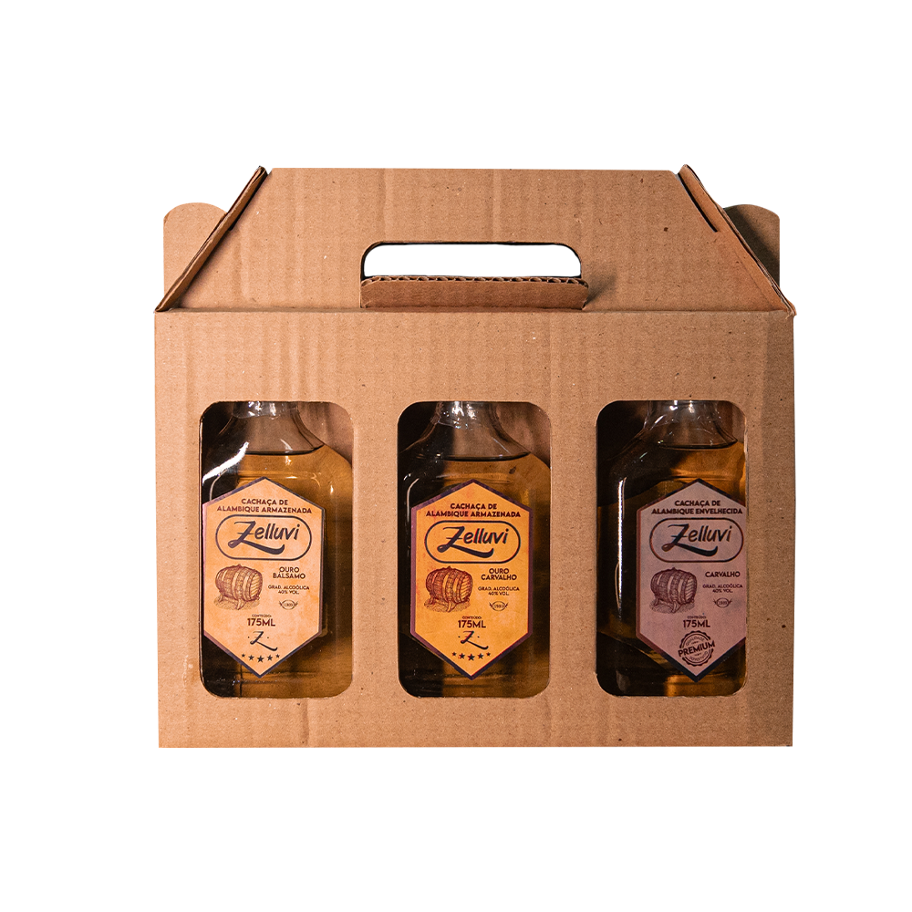 Kit Degustação Zelluvi 3 Unidades 175ml